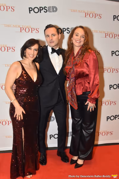 Gabrielle Stravelli, Max von Essen and Mellissa Errico Photo