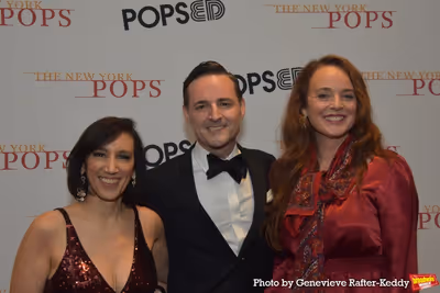 Gabrielle Stravelli, Max von Essen and Melissa Errico Photo