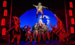 Richard Rowan, Leland Burnett, and Ensemble Photo