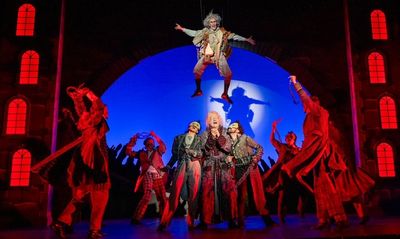 Richard Rowan, Leland Burnett, and Ensemble Photo