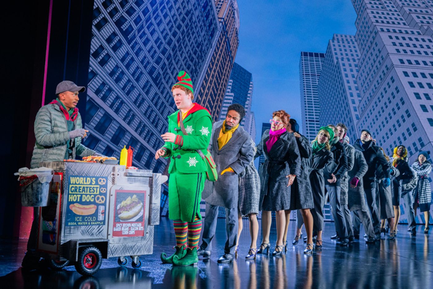 Photos: Grey Henson, Sean Astin, & More in ELF THE MUSICAL on Broadway  Image