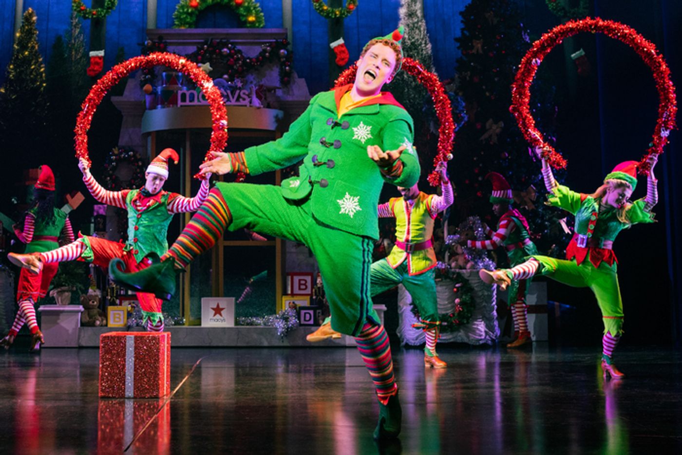 Photos: Grey Henson, Sean Astin, & More in ELF THE MUSICAL on Broadway  Image