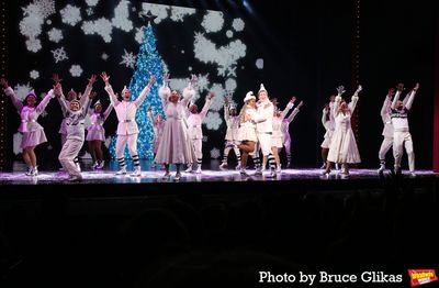 Kayla Davion, Grey Henson & The Cast of "Elf: The Musical" Photo