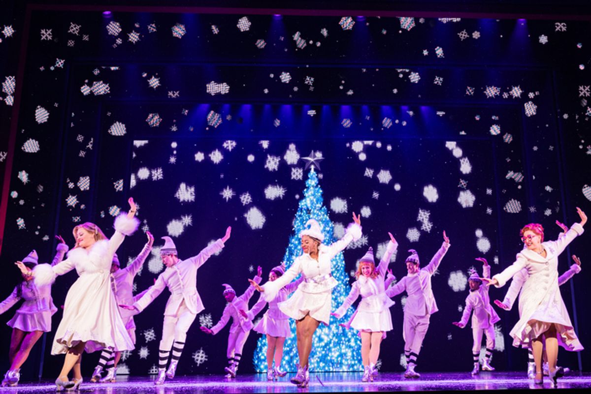 Ashley Brown, Kayla Davion, Jennifer Sanchez, and the Cast at 