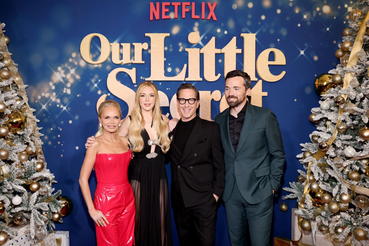 Kristin Chenoweth, Lindsay Lohan, Dan Bucatinsky and Ian Harding at 