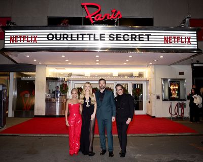 Kristin Chenoweth, Lindsay Lohan, Ian Harding, and Dan Bucatinsky Photo