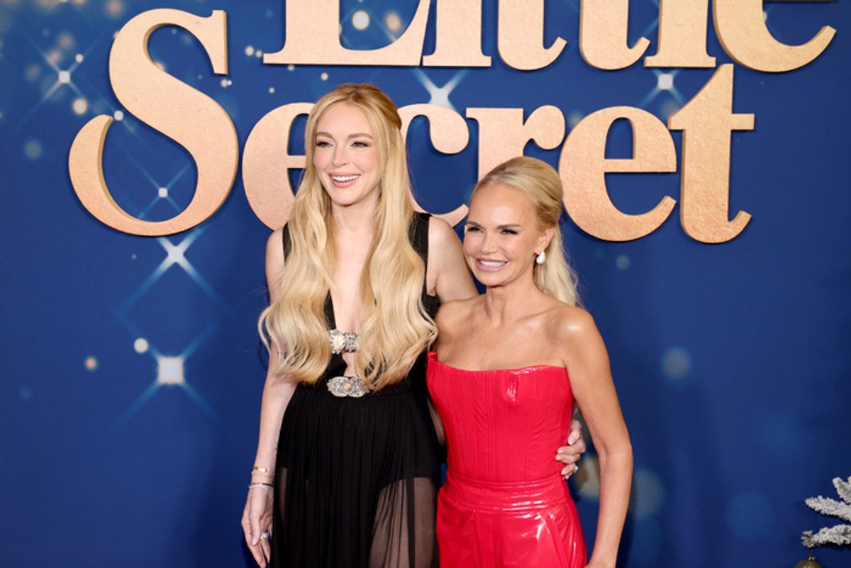 Lindsay Lohan and Kristin Chenoweth at 