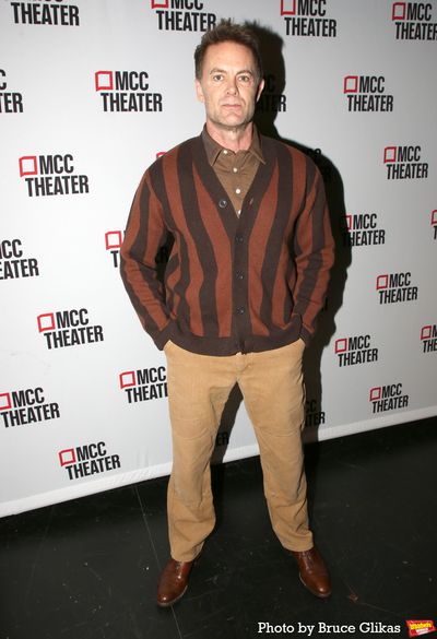 NEW YORK, NEW YORK - NOVEMBER 18: Garret Dillahunt poses at the opening night of "Shi Photo