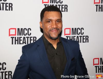 NEW YORK, NEW YORK - NOVEMBER 18: DeLance Minefee poses at the opening night of "Shit Photo