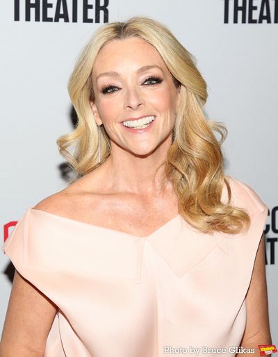NEW YORK, NEW YORK - NOVEMBER 18: Jane Krakowski poses at the opening night of "Shit. Photo