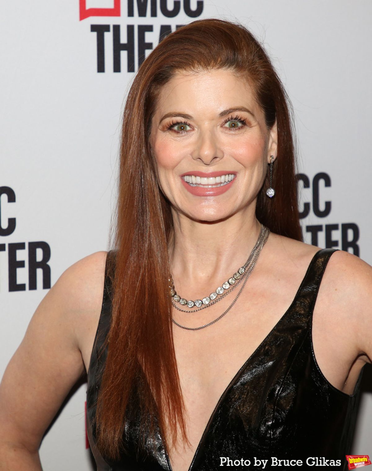 NEW YORK, NEW YORK - NOVEMBER 18: Debra Messing poses at the opening night of 'Shit.Meet.Fan.' at MCC Theater on November 18, 2024 in New York City. (Photo by Bruce Glikas/WireImage) at 