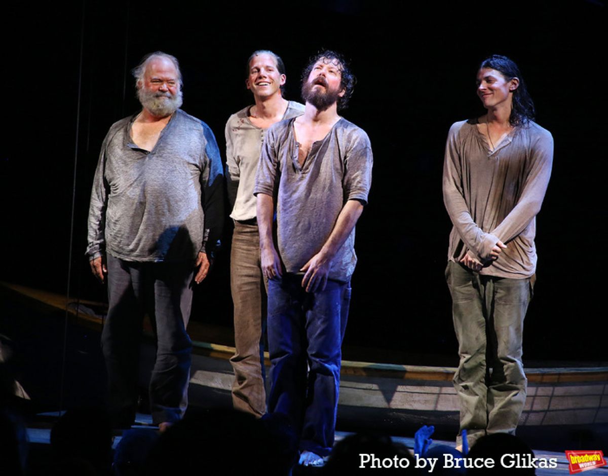 Wayne Duvall, Stark Sands,  John Gallagher Jr. and Adrian Blake Enscoe at 