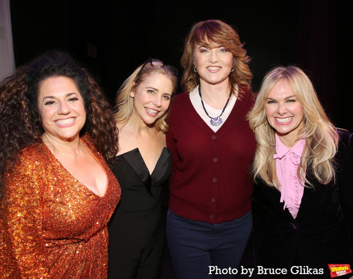 Marissa Jaret Winokur, Kerry Butler, Lucy Lawless and Laura Bell Bundy at 