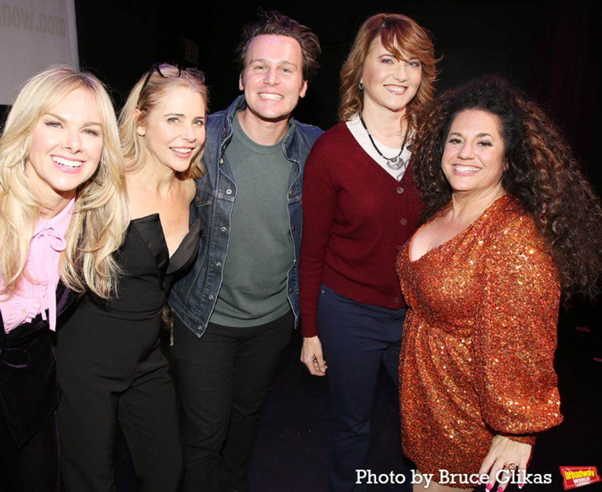 Laura Bell Bundy, Kerry Butler, Jonathan Groff, Lucy Lawless and Marissa Jaret Winokur at 