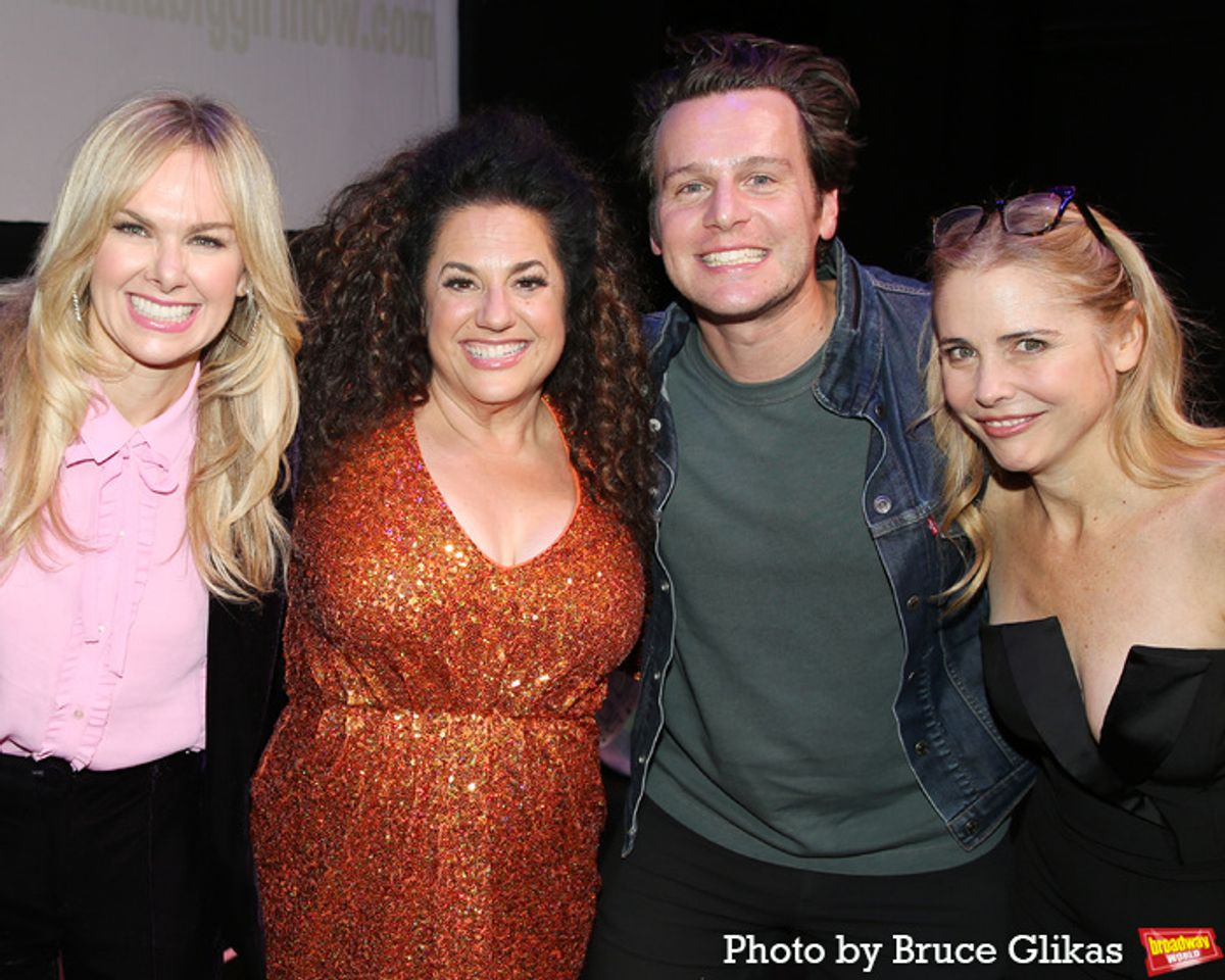Laura Bell Bundy, Marissa Jaret Winokur, Jonathan Groff and Kerry Butler at 