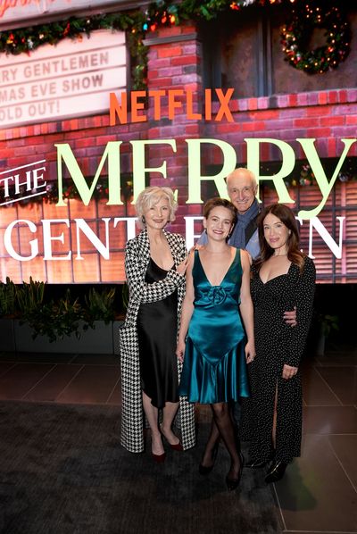 Beth Broderick, Britt Robertson, Michael Gross, and Marla Sokoloff Photo