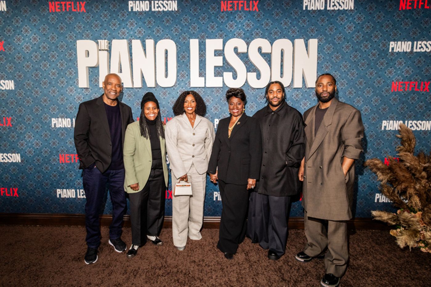 Photos: John David Washington, Denzel Washington, & More Attend THE PIANO LESSON Premiere  Image