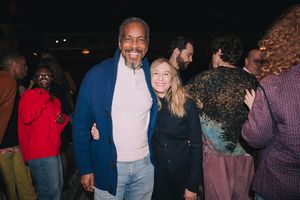 Kevyn Morrow and Holly Hunter Photo