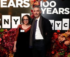 Brooke GladStone and John Turturro @ BroadwayWorld Brooke GladStone and John Turturro Photo