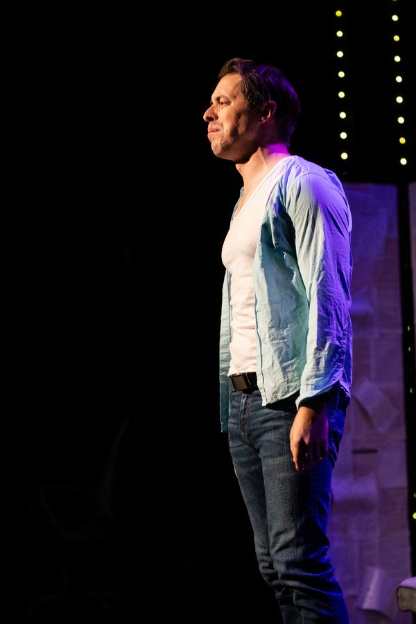 Adam DelMedico (GEORGE) in THE RED STRING.  Photo Credit: Kirk Moore @kirkmoorephoto Photo