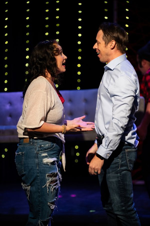 Lern Morrison (NESSA) and Adam DelMedico (GEORGE) in THE RED STRING.  Photo Credit: K Photo