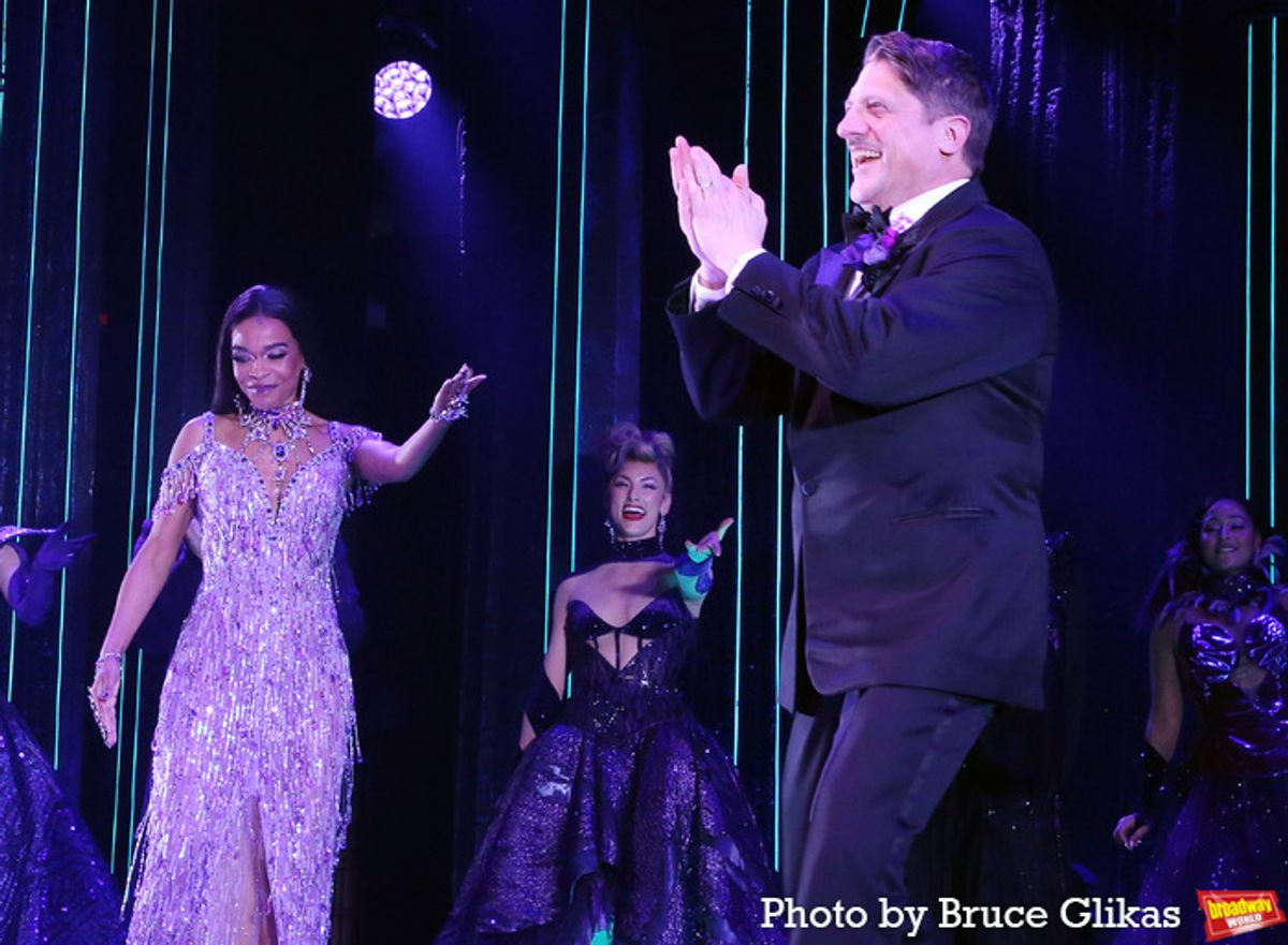 Michelle Williams and Christopher Sieber at 