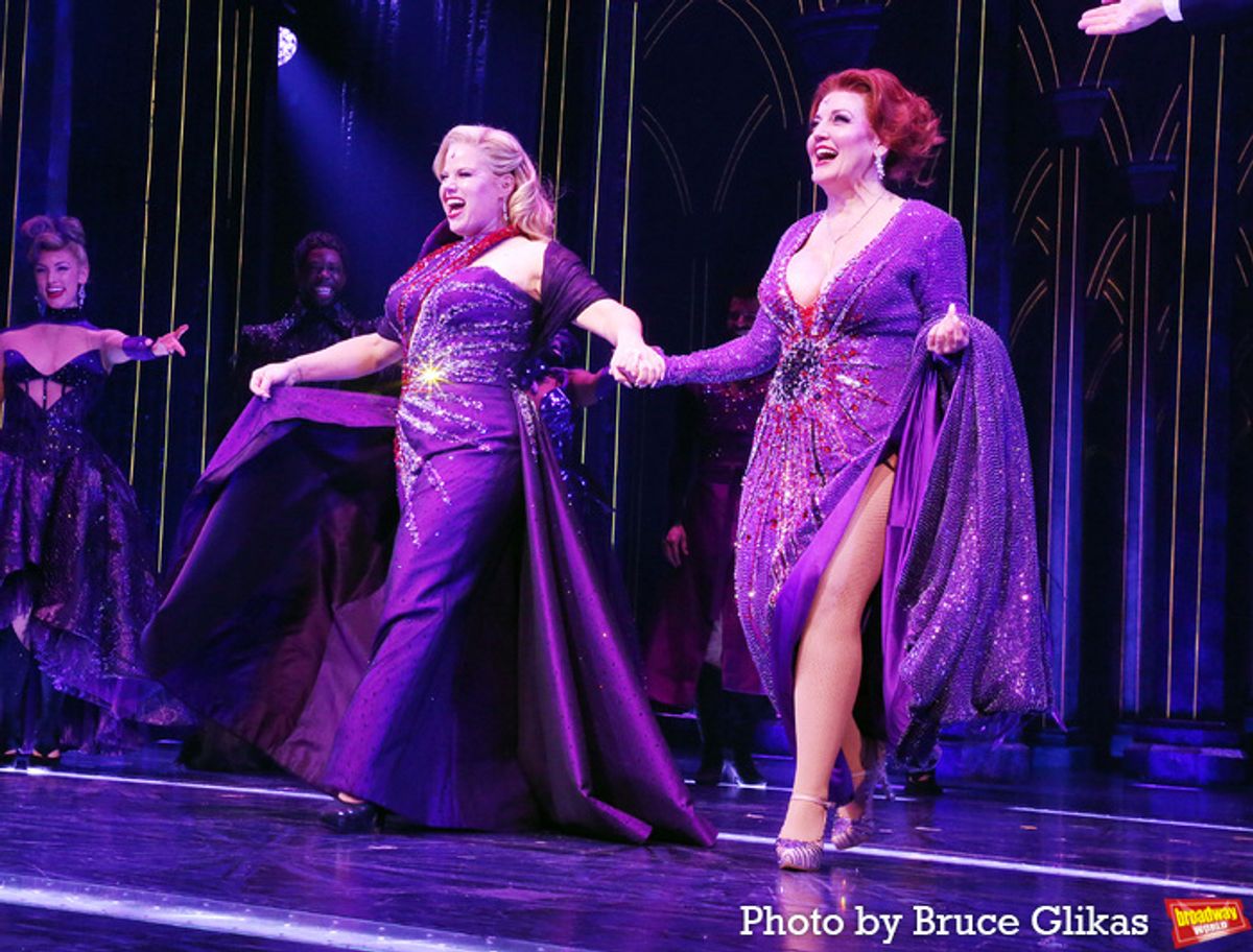 Megan Hilty and Jennifer Simard at 