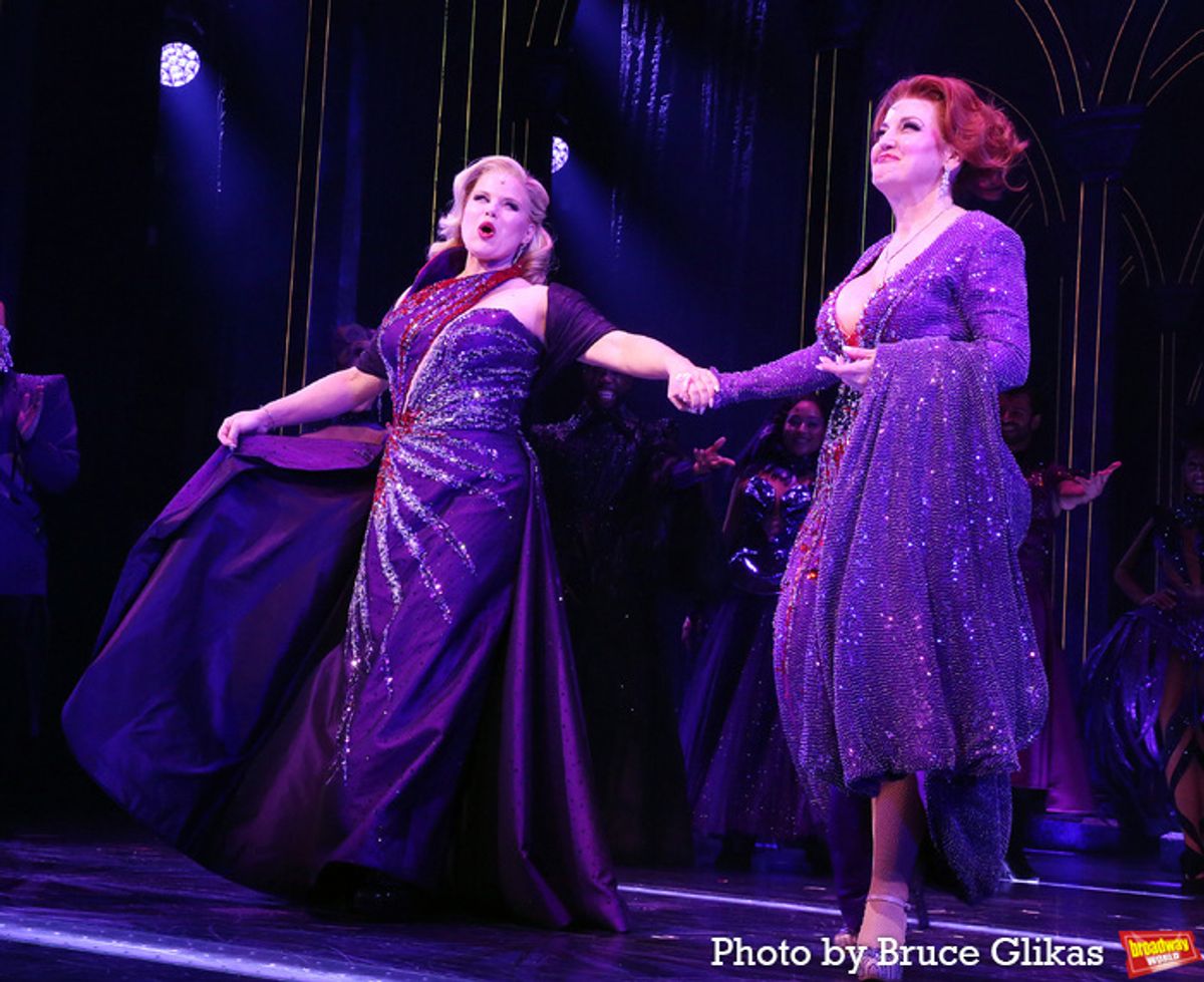 Megan Hilty and Jennifer Simard at 