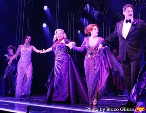 Michelle Williams, Megan Hilty, Jennifer Simard and Christopher Sieber Photo