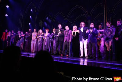Taurean Everett, Michelle Williams, Megan Hilty, Jennifer Simard, Christopher Sieber, Photo
