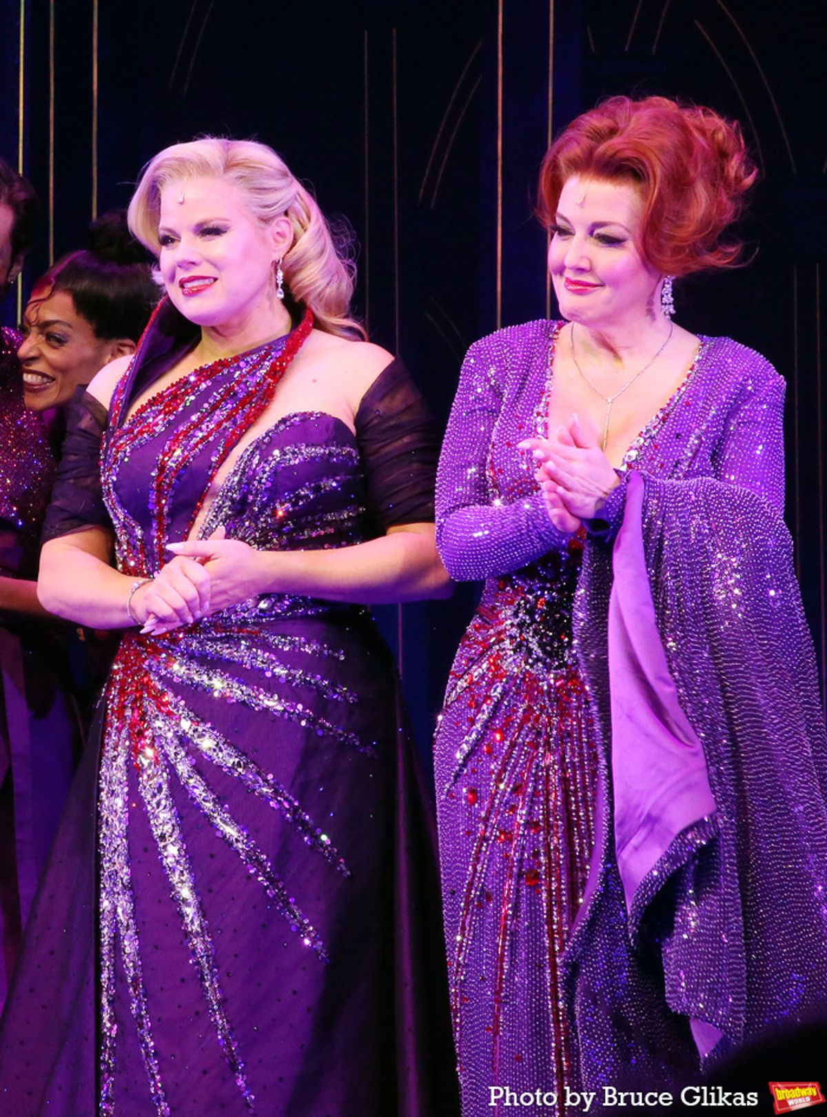 Megan Hilty and Jennifer Simard at 
