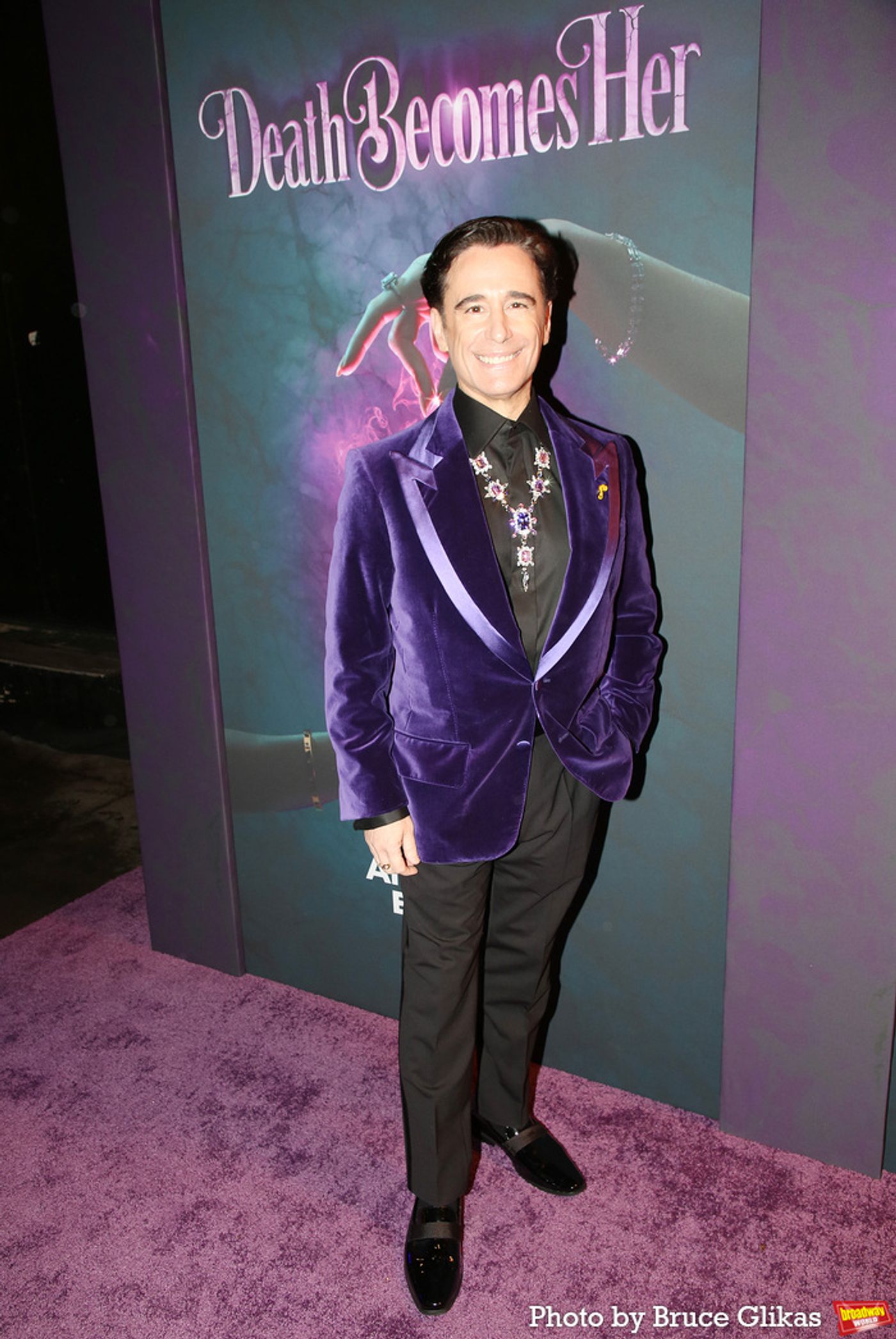 Photos: Cast & Creative Team of DEATH BECOMES HER Walk the Opening Night Purple Carpet Photos: Cast & Creative Team of DEATH BECOMES HER Walk the Opening Night Purple Carpet Image