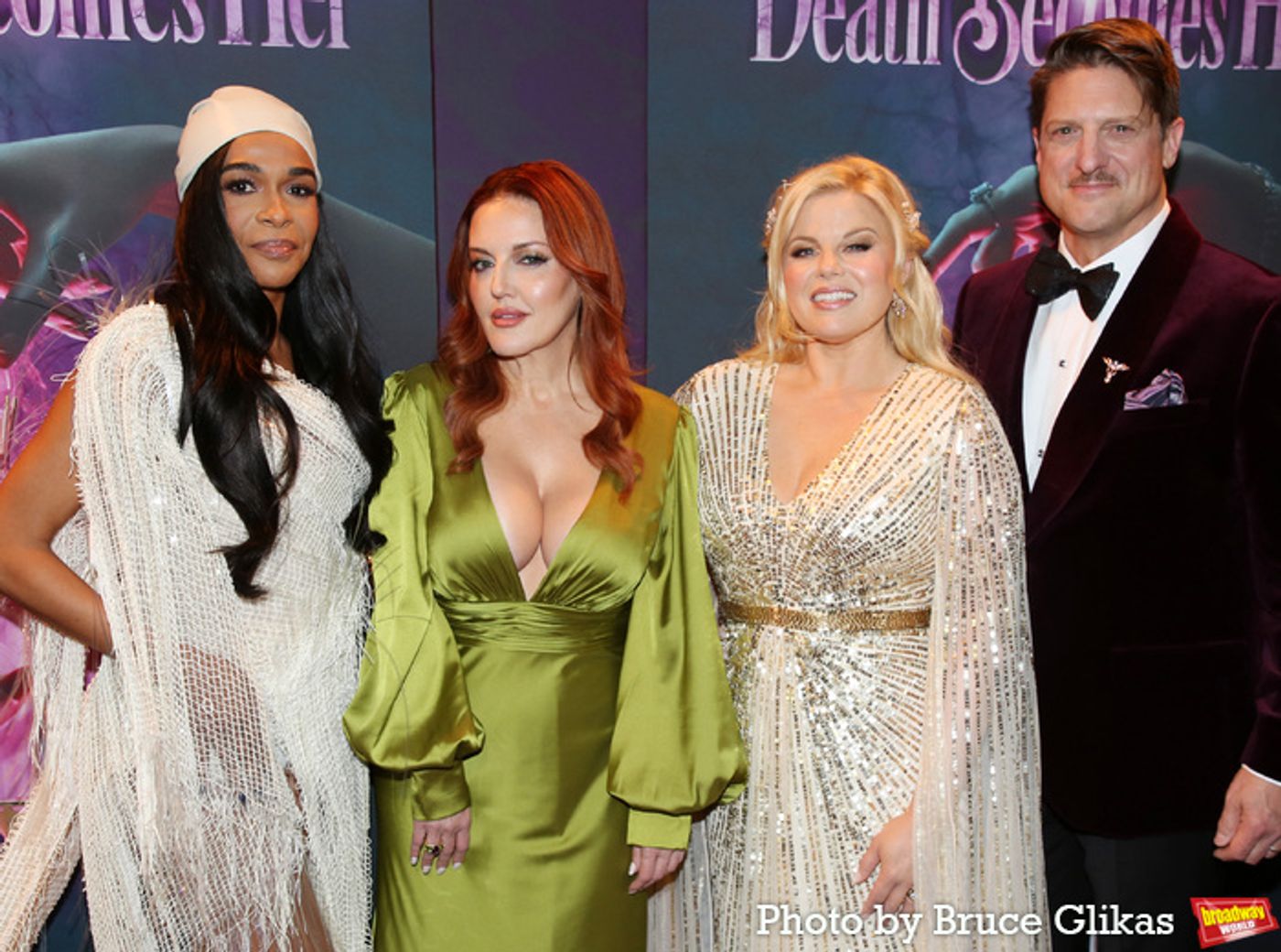 Photos: Cast & Creative Team of DEATH BECOMES HER Walk the Opening Night Purple Carpet Photos: Cast & Creative Team of DEATH BECOMES HER Walk the Opening Night Purple Carpet Image