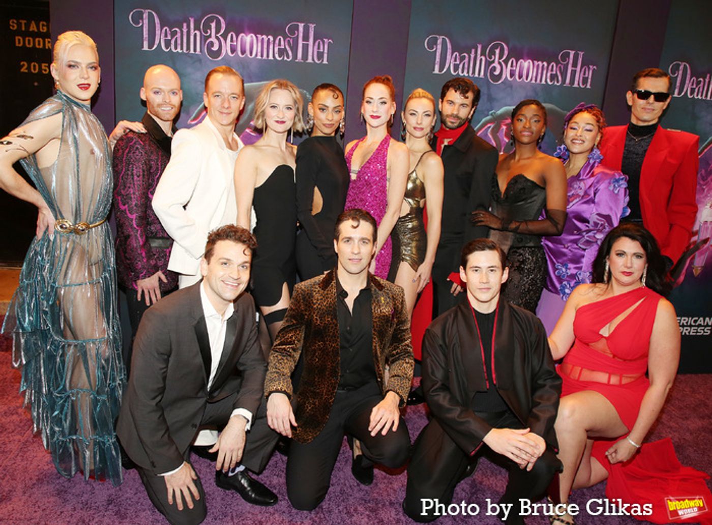 Photos: Cast & Creative Team of DEATH BECOMES HER Walk the Opening Night Purple Carpet Photos: Cast & Creative Team of DEATH BECOMES HER Walk the Opening Night Purple Carpet Image