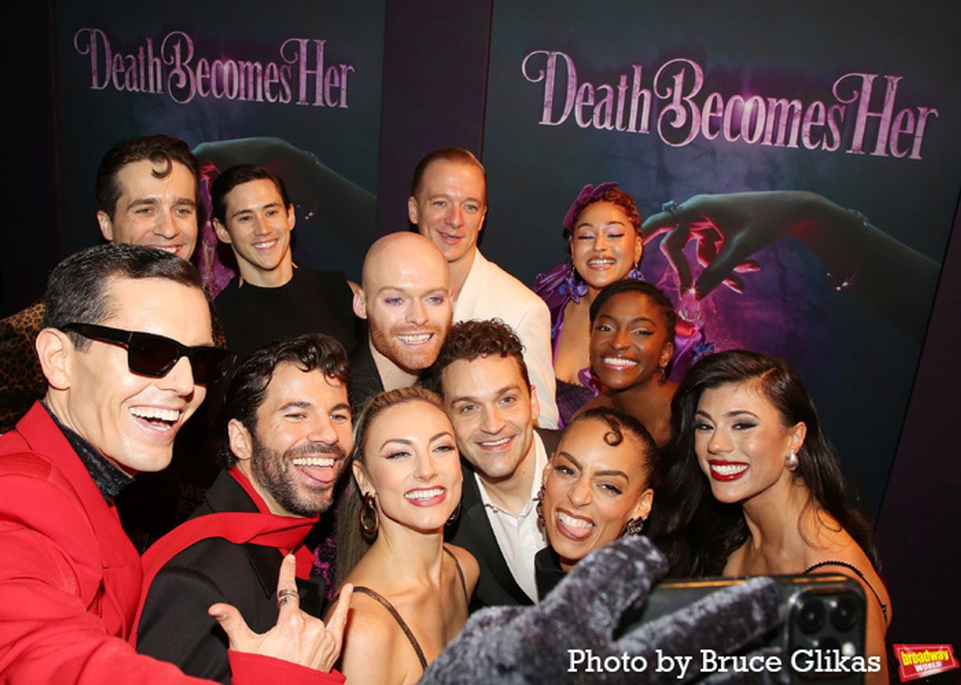 Photos: Cast & Creative Team of DEATH BECOMES HER Walk the Opening Night Purple Carpet Photos: Cast & Creative Team of DEATH BECOMES HER Walk the Opening Night Purple Carpet Image