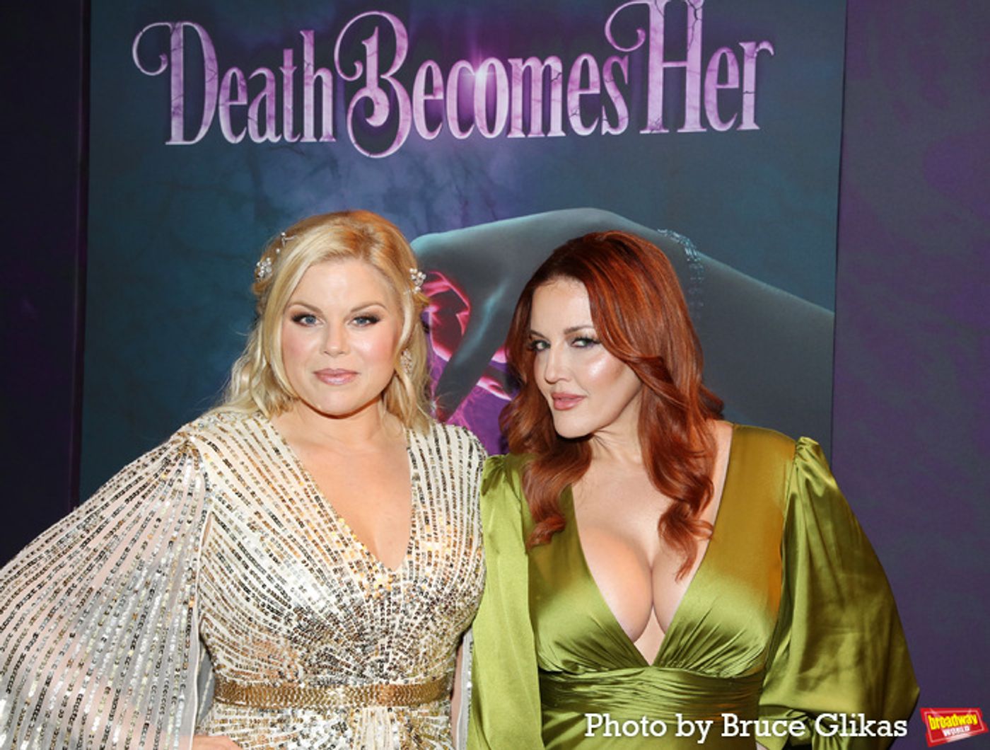 Photos: Cast & Creative Team of DEATH BECOMES HER Walk the Opening Night Purple Carpet Photos: Cast & Creative Team of DEATH BECOMES HER Walk the Opening Night Purple Carpet Image