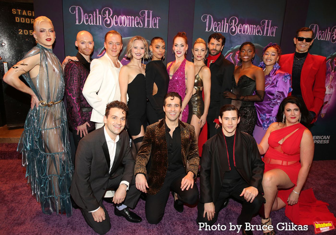 Photos: Cast & Creative Team of DEATH BECOMES HER Walk the Opening Night Purple Carpet Photos: Cast & Creative Team of DEATH BECOMES HER Walk the Opening Night Purple Carpet Image