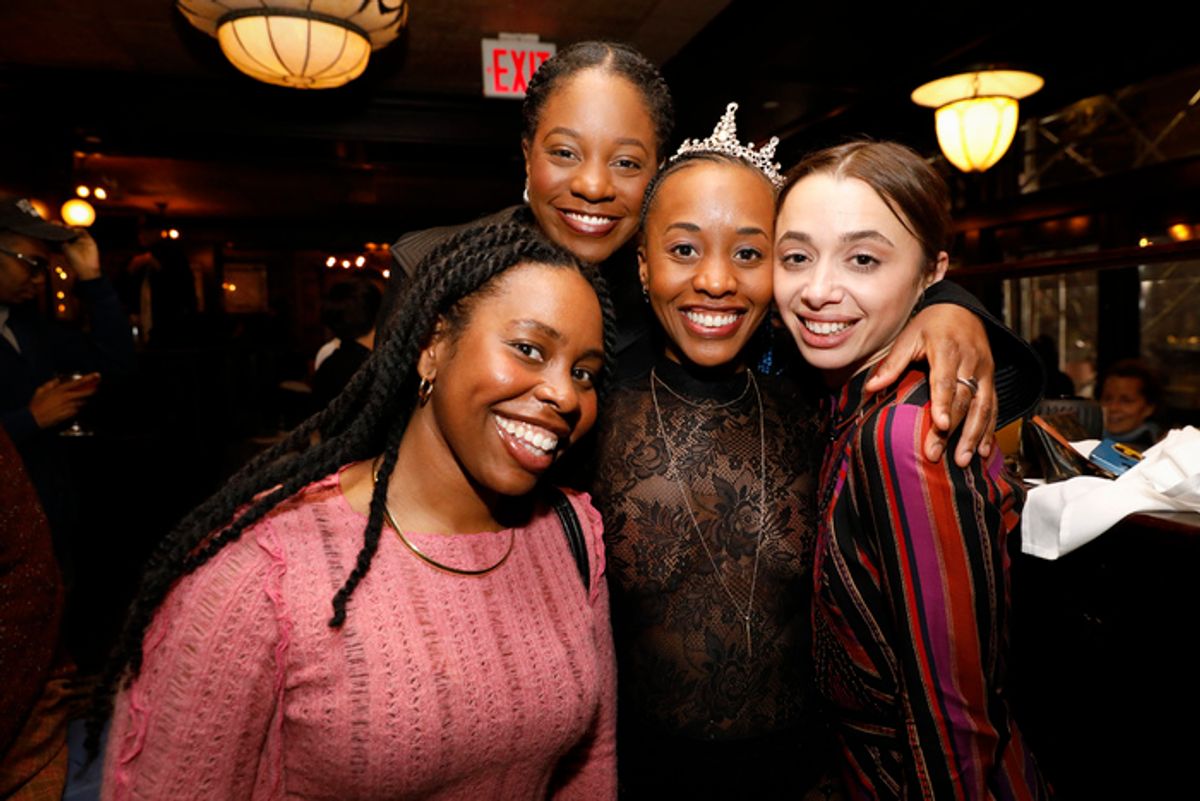 Paige gilbert, Latoya Edwards, Mirirai and guest at 