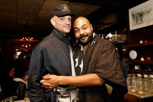 Costume Designer Montana Levi Blanco and guest @ BroadwayWorld Costume Designer Montana Levi Blanco and guest Photo