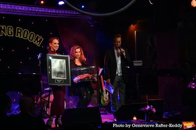 Dawn Derow. Dolly Fox and Auctioneer Dennis Creary Photo