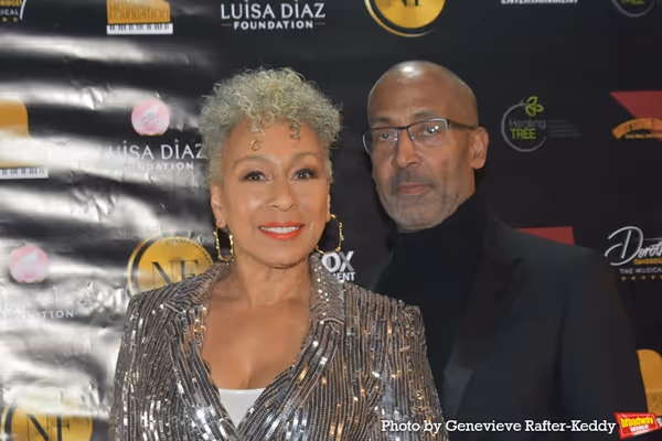 Tamara Tunie (Director Dorothy Dandridge The Musical) and Trey Ellis Photo