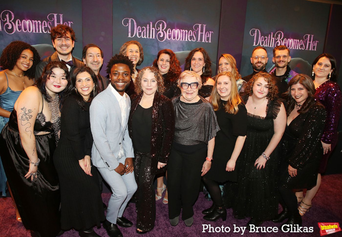 Photos: Cast & Creative Team of DEATH BECOMES HER Walk the Opening Night Purple Carpet Photos: Cast & Creative Team of DEATH BECOMES HER Walk the Opening Night Purple Carpet Image