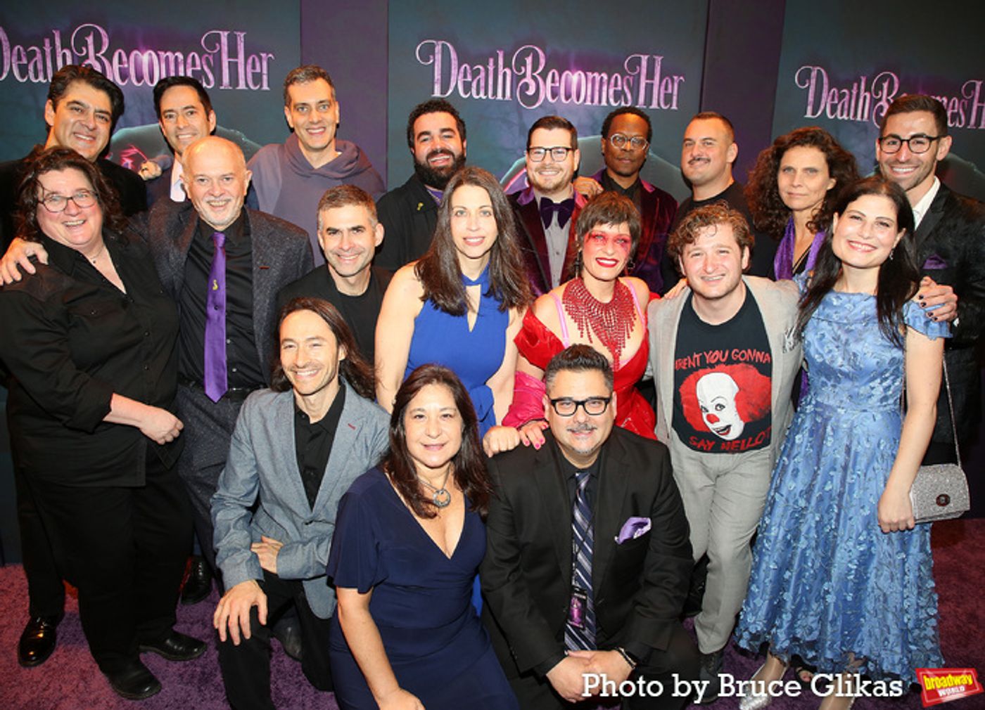 Photos: Cast & Creative Team of DEATH BECOMES HER Walk the Opening Night Purple Carpet Photos: Cast & Creative Team of DEATH BECOMES HER Walk the Opening Night Purple Carpet Image