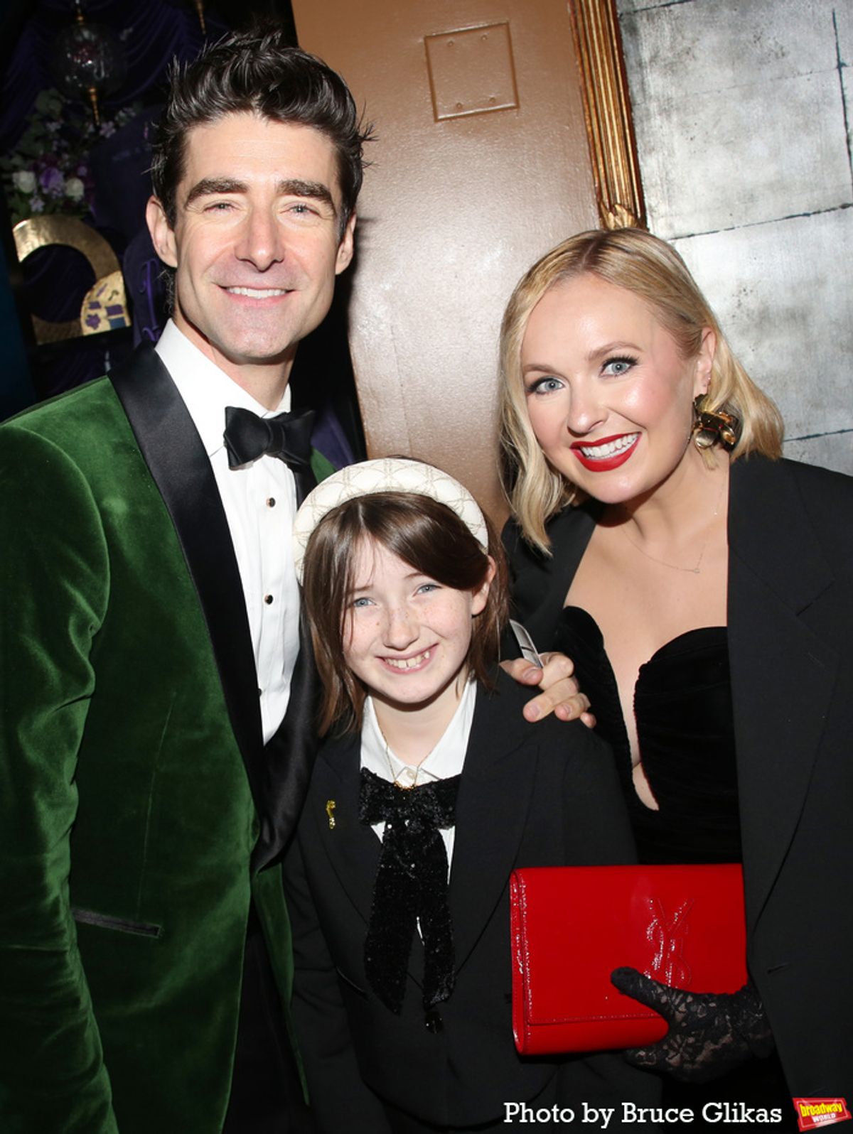 Drew Gehling, Anne Kelly Gehling and Julia Mattison  at 