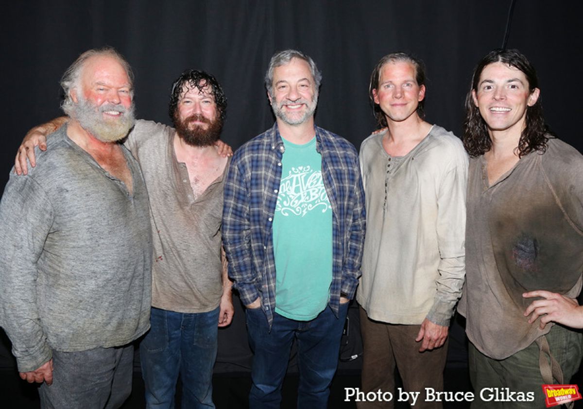 Wayne Duvall, John Gallagher Jr., Judd Apatow, Stark Sands and Adrian Blake Enscoe  at 