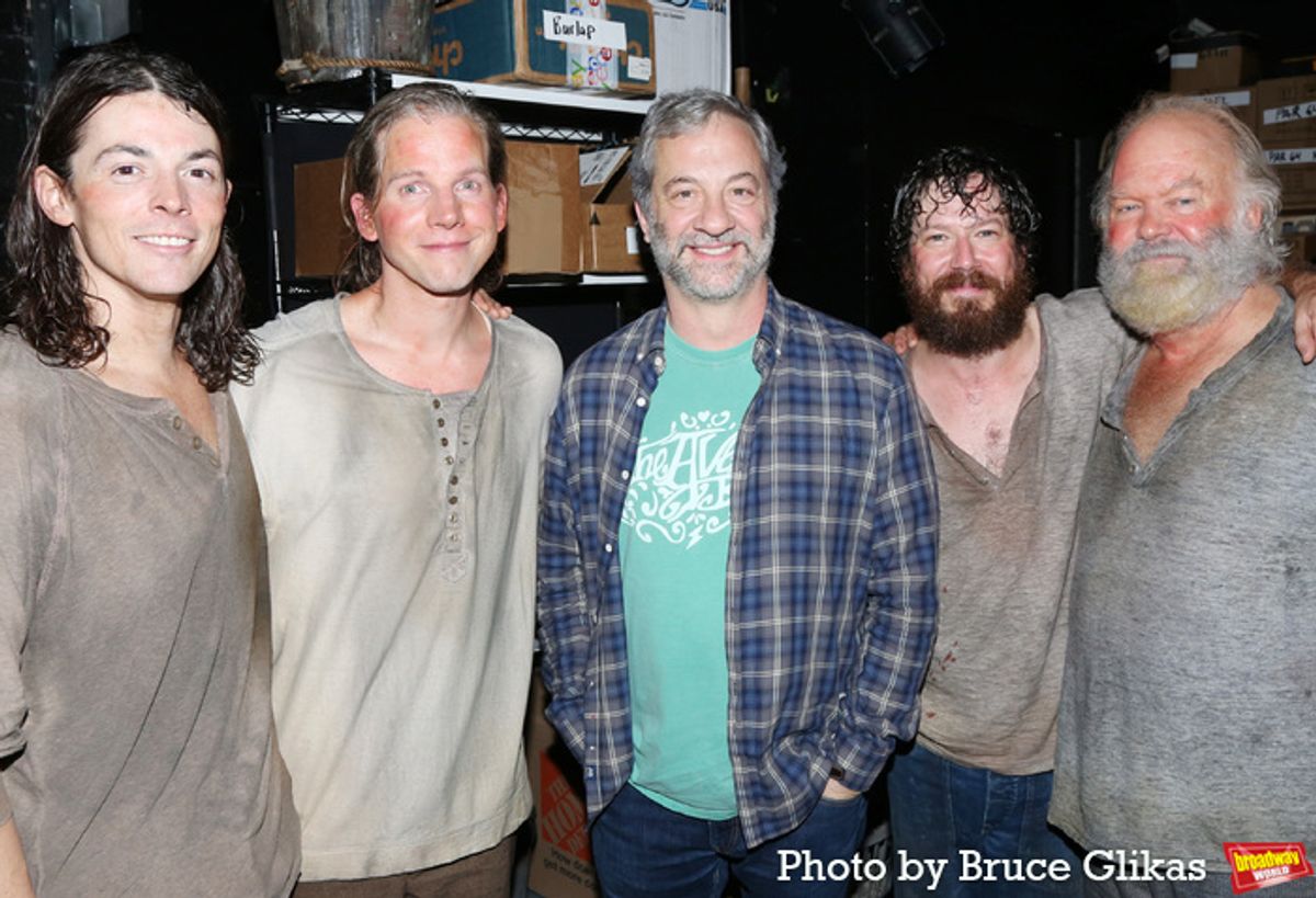 Adrian Blake Enscoe, Stark Sands, Judd Apatow, John Gallagher Jr. and Wayne Duvall at 