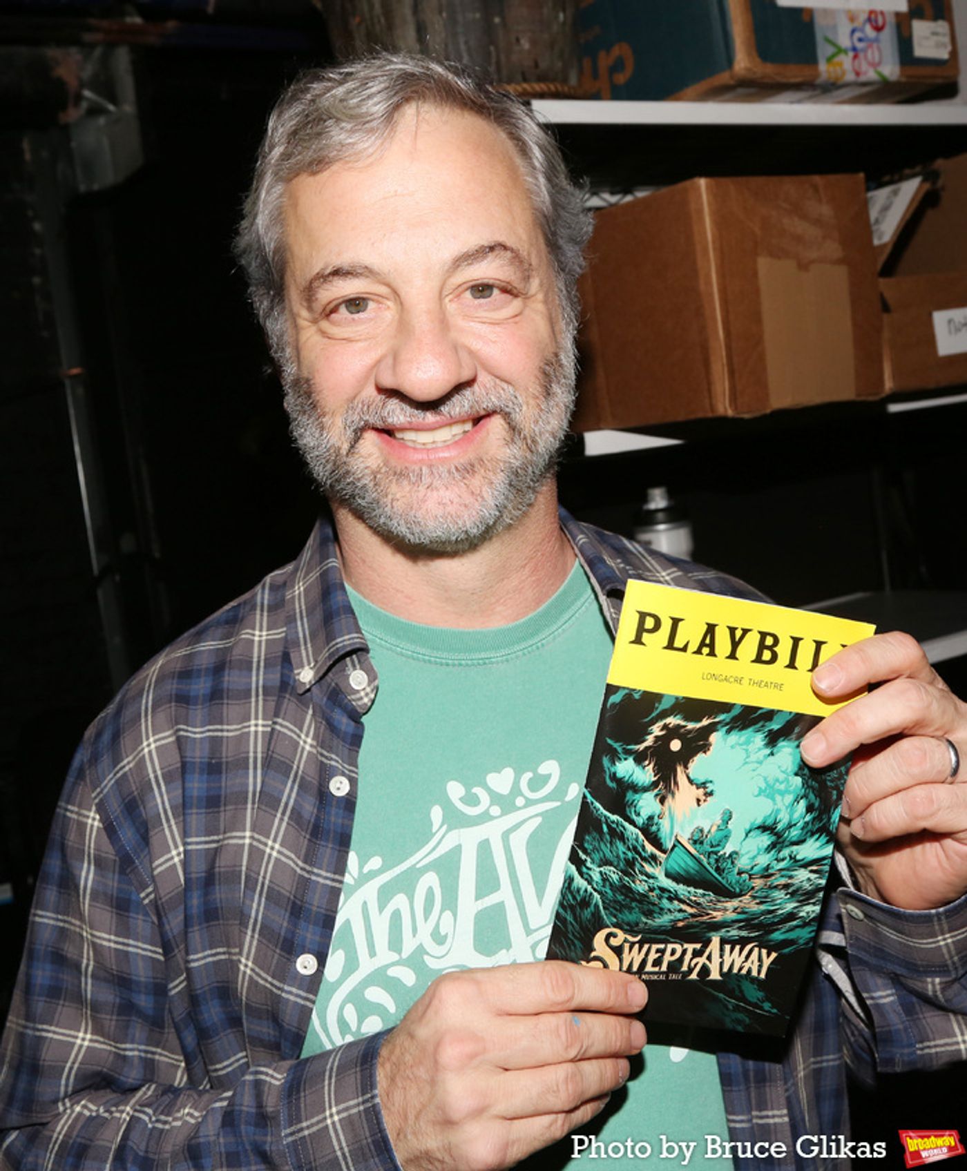 Photos: Judd Apatow Visits SWEPT AWAY  Image