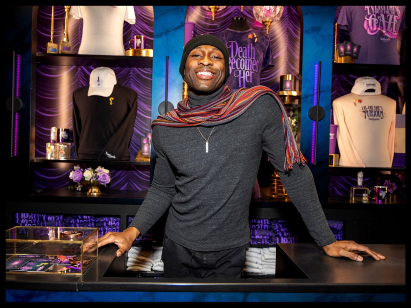 Taurean Everett Shares the Scoop From Backstage at DEATH BECOMES HER  Image