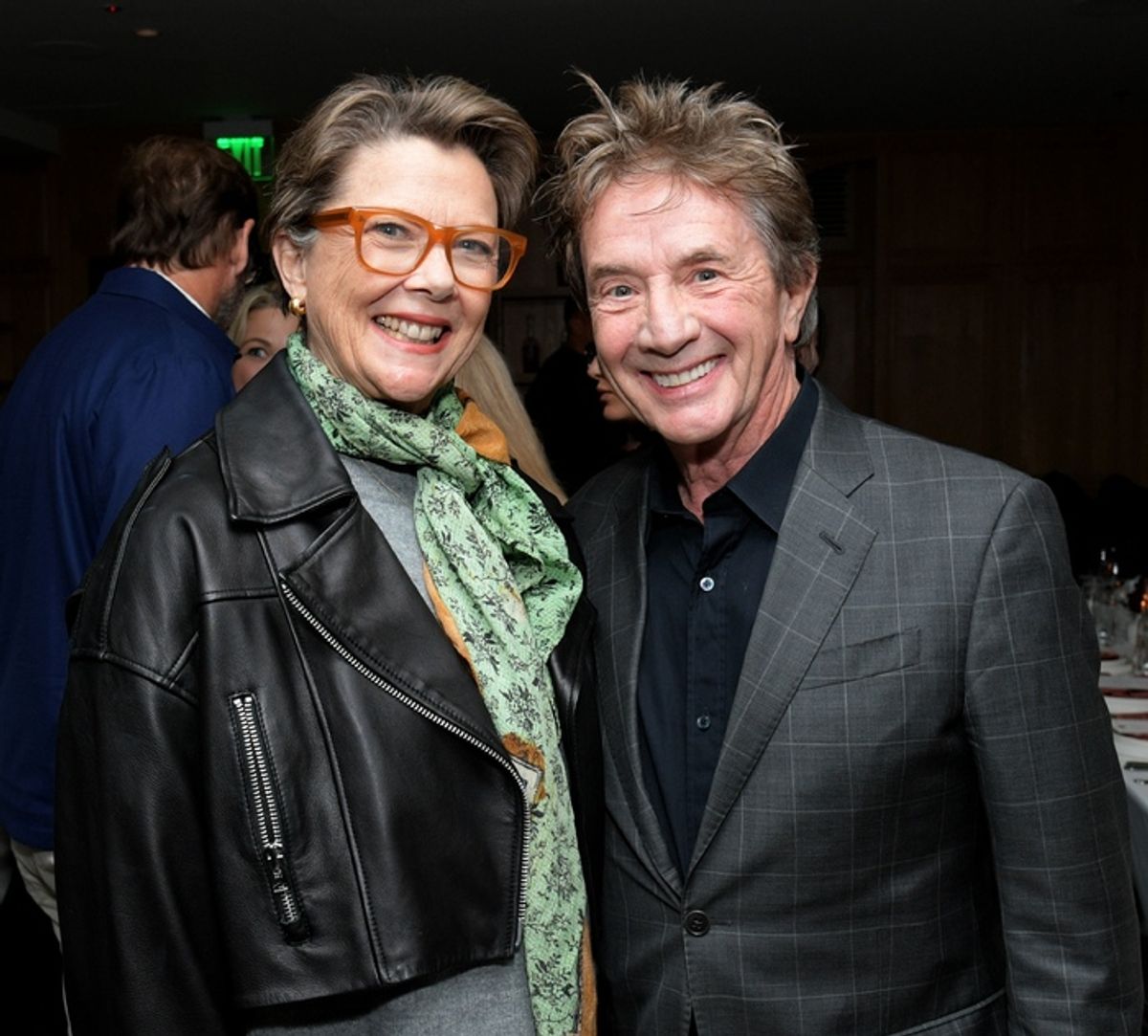 Annette Bening and Martin Short at 