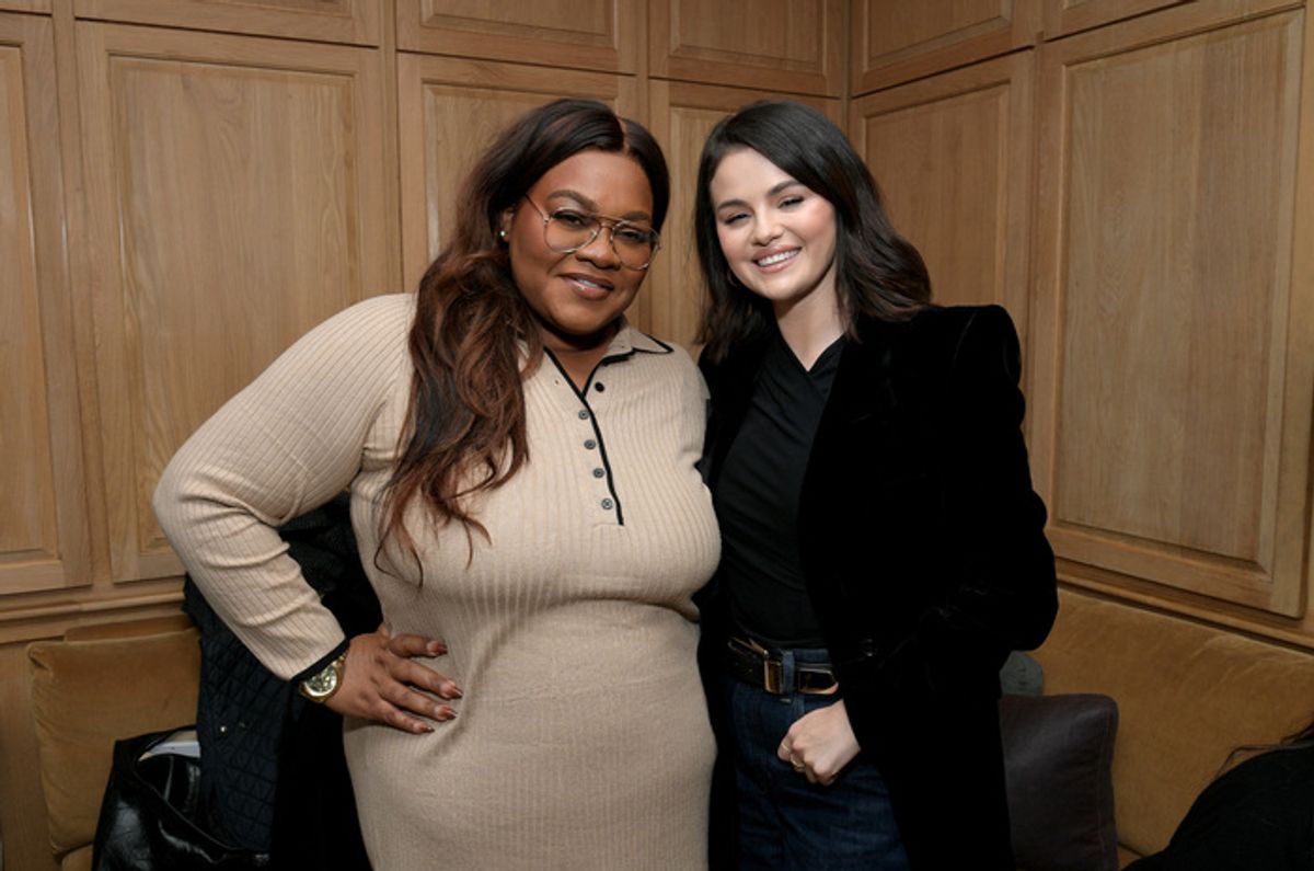 Da'Vine Joy Randolph and Selena Gomez at 